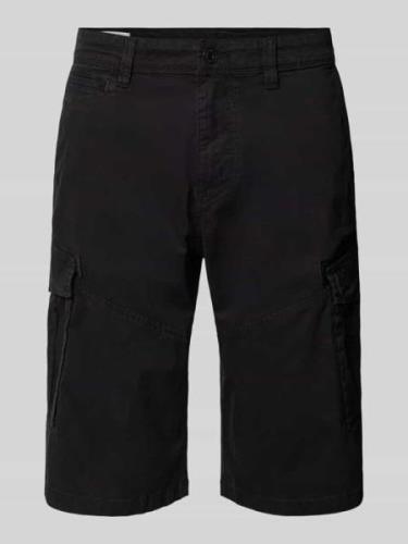 s.Oliver RED LABEL Bermudas mit Cargotaschen in Black, Größe 38