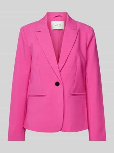 YAS Blazer mit Paspeltaschen Modell 'BELLA' in Pink, Größe S