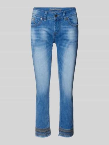 Blue Monkey Skinny Fit Jeans mit verkürztem Schnitt Modell 'CHARLOTTE'...