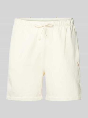 POLO RALPH LAUREN Regular Fit Sweatshorts mit Tunnelzug in Beige, Größ...