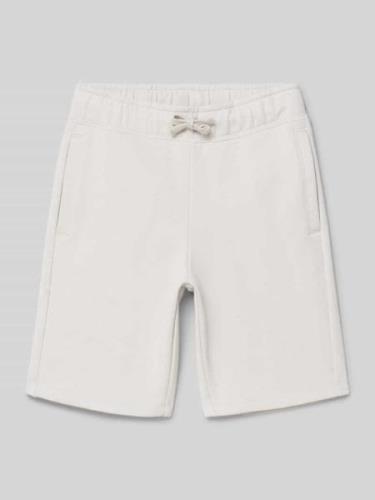 Tom Tailor Regular Fit Sweatshorts mit Leistentaschen in Stein, Größe ...