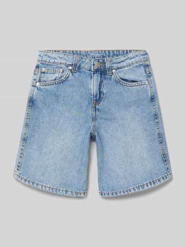 Tom Tailor Regular Fit Jeansshorts im 5-Pocket-Design in Hellblau, Grö...