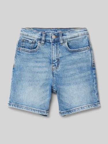 Tom Tailor Jeansshorts mit 5-Pocket-Design in Hellblau, Größe 116