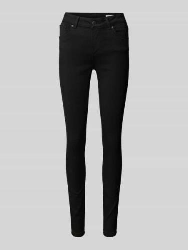 Vero Moda Skinny Fit Jeans im 5-Pocket-Design Modell 'LUX' in Black, G...