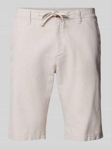 Tom Tailor Shorts mit Strukturmuster in Beige, Größe 30