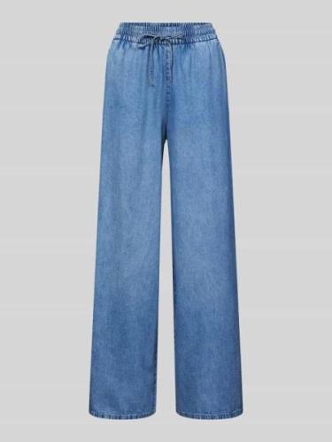 TOM TAILOR DENIM Wide Leg Jeans mit elastischem Bund in Jeansblau, Grö...