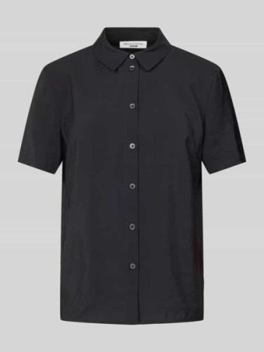 Marc O'Polo Denim Bluse mit durchgehender Knopfleiste in Black, Größe ...