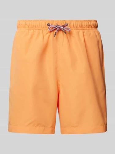 MCNEAL Regular Fit Badehose mit Tunnelzug in Apricot, Größe S