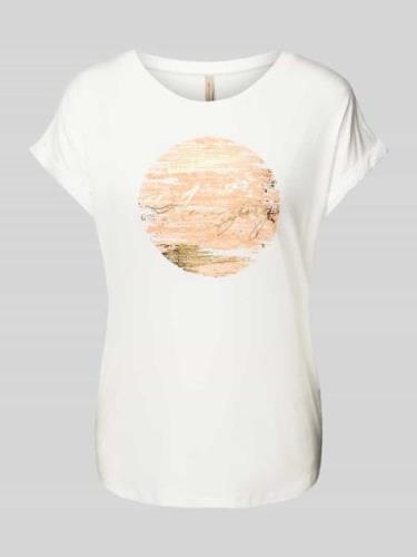 Soyaconcept T-Shirt mit Motiv- und Statement-Print Modell 'Marica' in ...