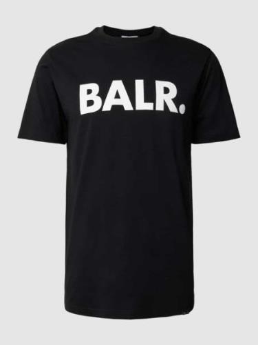 Balr. T-Shirt mit Label-Print in Black, Größe M