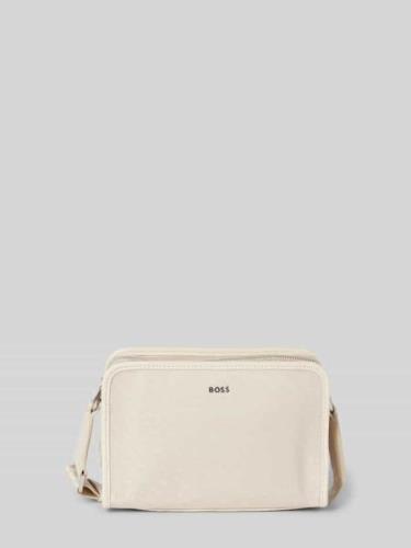 BOSS Crossbody Bag mit Label-Detail Modell 'Sandy' in Sand, Größe One ...