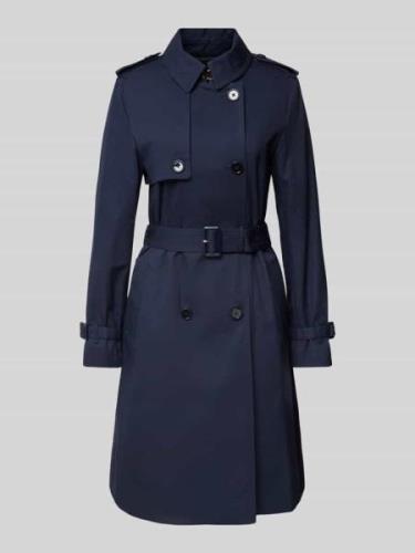 Mango Trenchcoat mit Taillengürtel Modell 'POLANA' in Marine, Größe XS