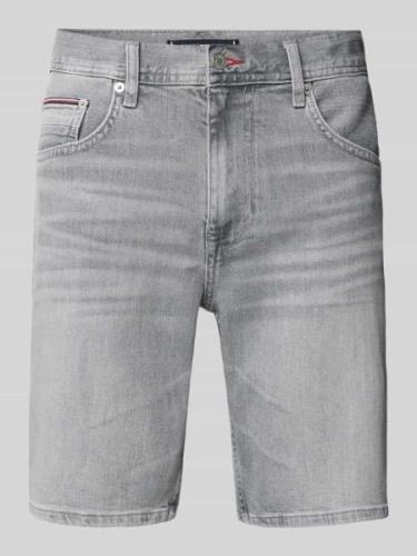 Tommy Hilfiger Jeansshorts mit 5-Pocket-Design in Hellgrau, Größe 34