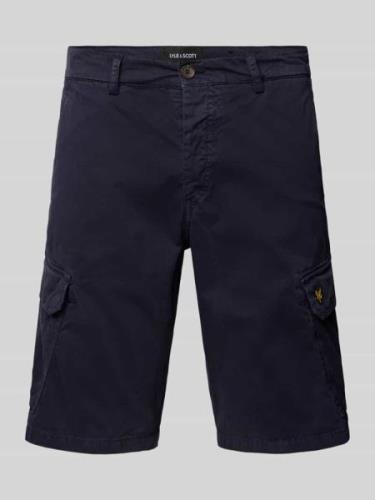 Lyle & Scott Regular FIt Cargoshorts mit Logo-Stitching Modell 'WEMBLE...