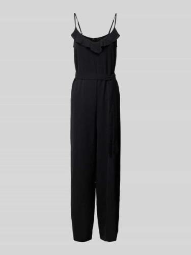 Only Jumpsuit mit Bindegürtel Modell 'CALI' in Black, Größe S