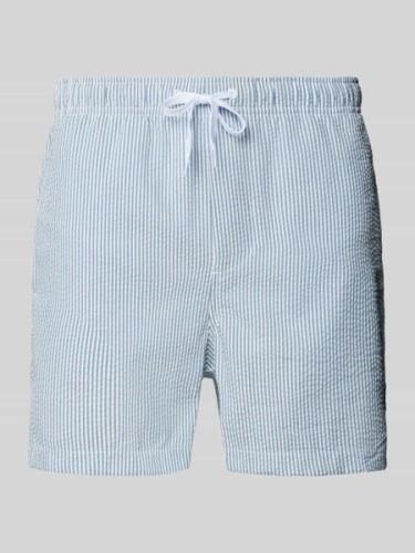 Only & Sons Badehose mit Strukturmuster Modell 'TED' in Hellblau, Größ...