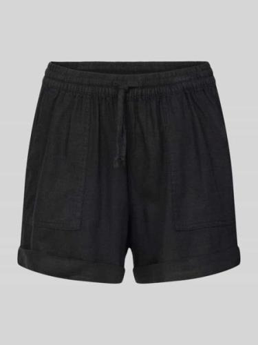 Tom Tailor Denim Shorts mit elastischem Bund in Black, Größe XS