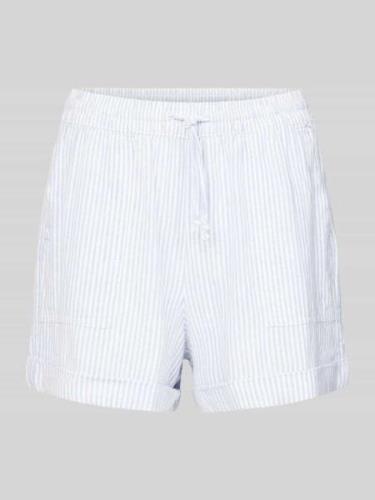 Tom Tailor Denim Shorts mit elastischem Bund in Weiss, Größe XS