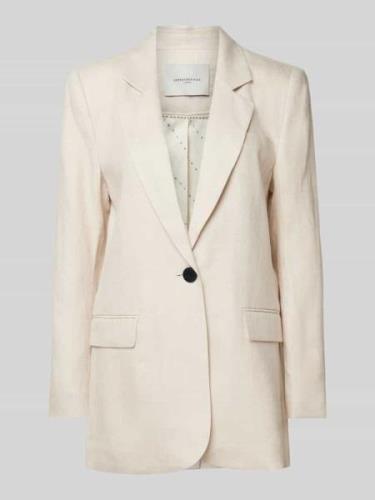 Copenhagen Muse Blazer mit Reverskragen in Sand Melange, Größe M