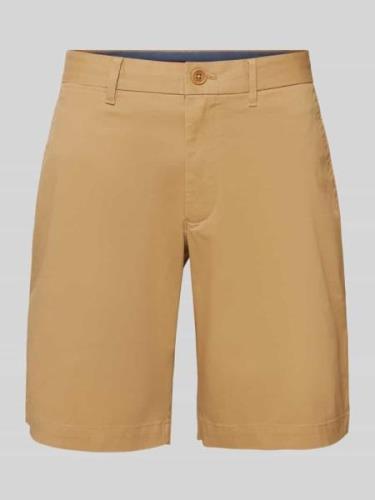 Tommy Hilfiger Bermudas in unifarbenem Design Modell 'BROOKLYN' in Kha...