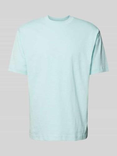 JAKE*S STUDIO MEN T-Shirt mit Rundhalsausschnitt in Aqua, Größe L