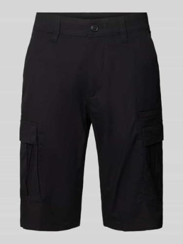 s.Oliver BLACK LABEL Straight Leg Cargohose mit Cargotaschen in Black,...