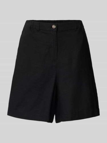 Soyaconcept Flared Leinenshorts mit Eingrifftaschen Modell 'Ina' in Bl...