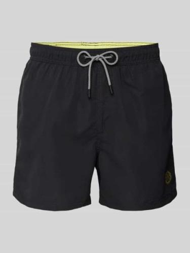 Jack & Jones Badehose mit elastischem Bund Modell 'FIJI' in Black, Grö...