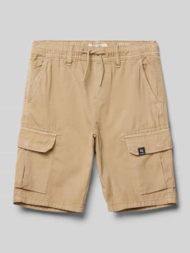 Garcia Cargoshorts mit französischen Eingrifftaschen in Camel, Größe 1...