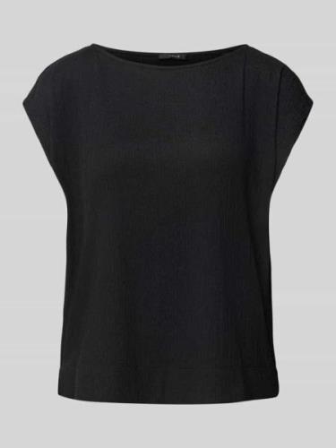 OPUS T-Shirt mit U-Boot-Ausschnitt Modell 'SEFURO' in Black, Größe 36