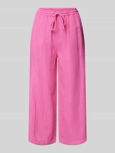 Only Stoffhose mit Strukturmuster Modell 'THYRA' in Pink, Größe M