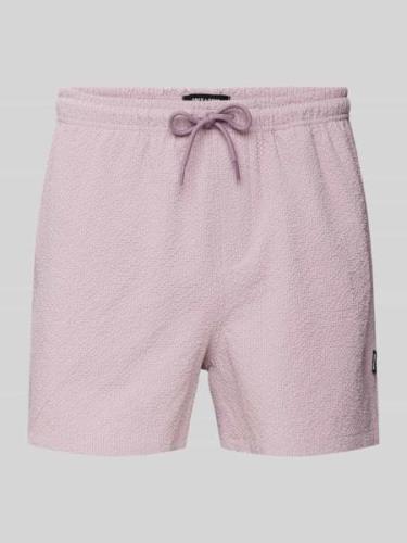 Only & Sons Regular Fit Badehose mit Strukturmuster Modell 'TED LIFE' ...