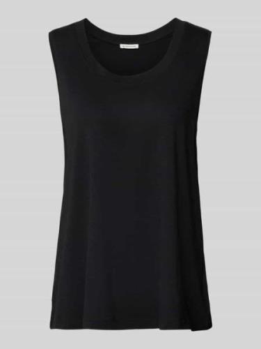 Tom Tailor Tanktop mit Rundhalsausschnitt in Black, Größe S