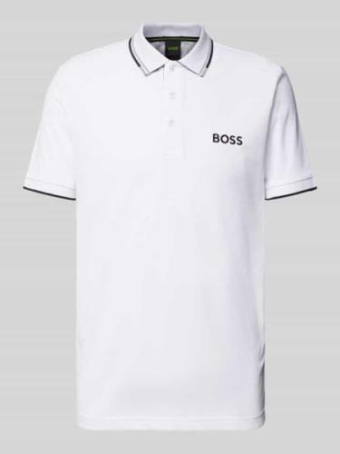 BOSS Green Regular Fit Poloshirt mit Label-Stitching Modell 'Paddy' in...