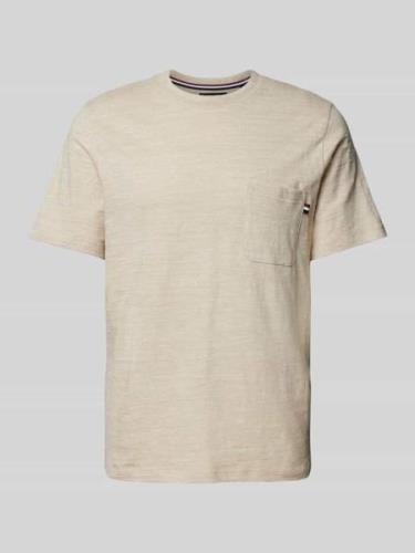 Jack & Jones Premium T-Shirt mit Motiv-Print in Sand, Größe L