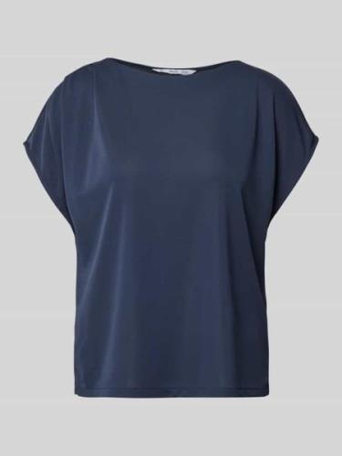 Mango Blusenshirt mit Kappärmeln Modell 'MALBI' in Marine, Größe S