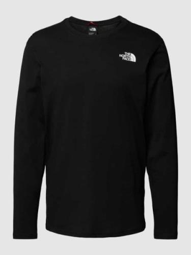 The North Face Longsleeve mit Label-Print Modell 'RED BOX' in Black, G...