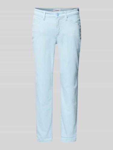 Cambio Regular Fit Jeans mit verkürzten Schnitt in Hellblau, Größe 38