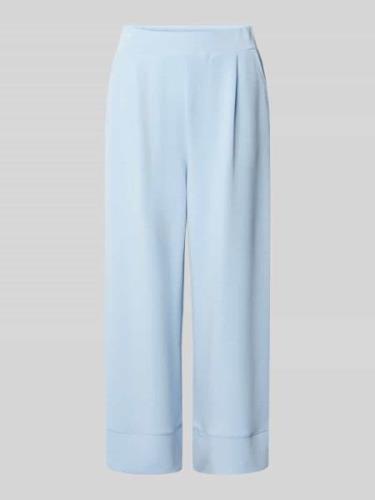 Rich & Royal Wide Leg Stoffhose mit verkürztem Schnitt in Hellblau, Gr...