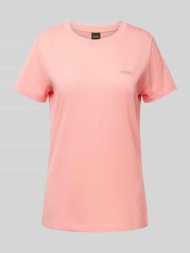 BOSS Orange T-Shirt mit Label-Stitching Modell 'Esogo' in Rosa, Größe ...