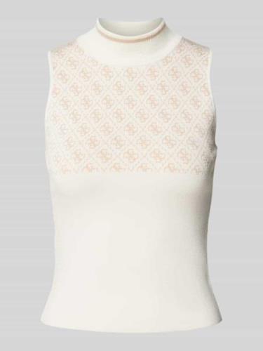 Guess Tanktop mit Logo-Muster Modell 'LISE' in Offwhite, Größe XS