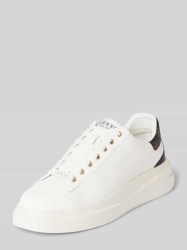 Guess Sneaker mit Label-Details Modell 'ELBA' in Weiss, Größe 43