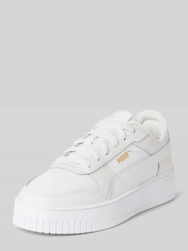 Puma Sneaker mit Plateau-Sohle Modell 'Carina' in Weiss, Größe 37,5