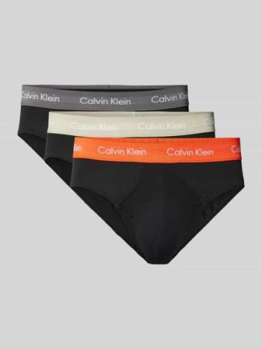 Calvin Klein Underwear Slip mit elastischem Label-Bund im 3er-Pack in ...