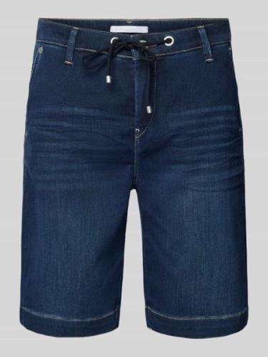 MAC Regular Fit Jeansshorts mit Tunnelzug Modell 'Jogg`n Short' in Dun...