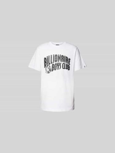 Billionaire Boys Club T-Shirt mit Label-Print in Weiss, Größe L