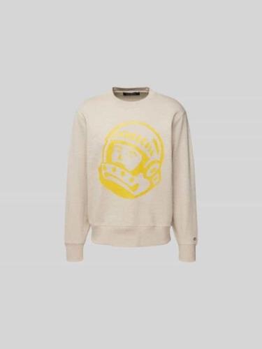 Billionaire Boys Club Sweatshirt mit Motiv-Print in Offwhite, Größe L