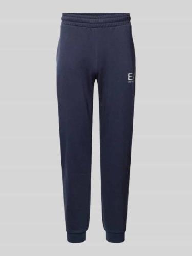 EA7 Emporio Armani Sweatpants mit elastischem Bund Modell 'SPRAY' in D...