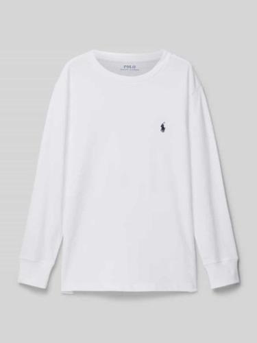 Polo Ralph Lauren Teens Longsleeve mit Logo-Stitching in Weiss, Größe ...