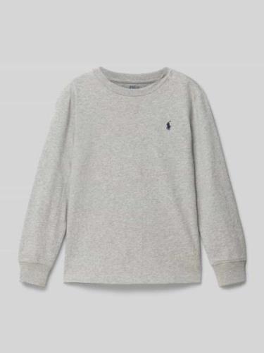 Polo Ralph Lauren Kids Longsleeve mit Rundhalsausschnitt in Mittelgrau...